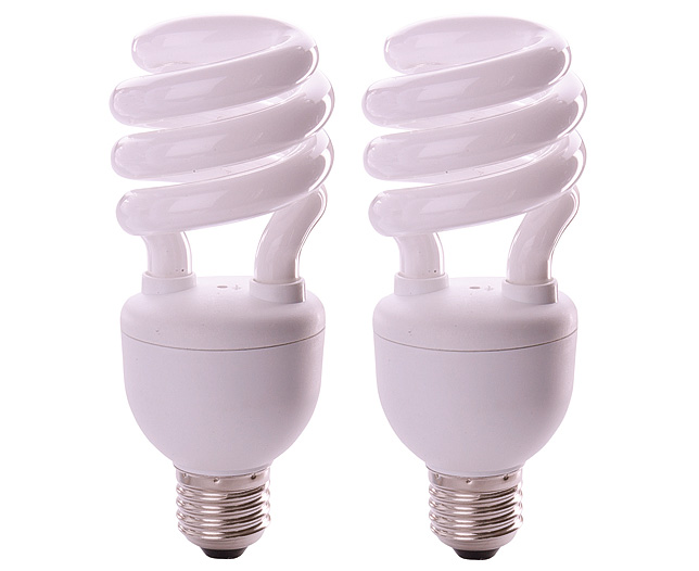 Dimmable Spiral Bulb - Standard Screw (E27) - 2 pack