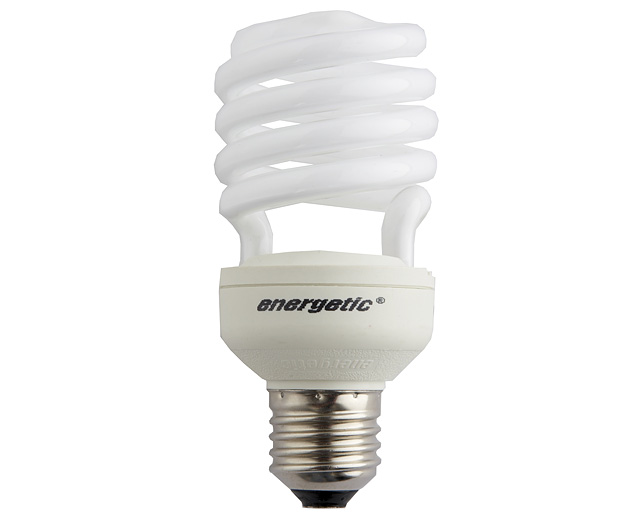 daylight Energy Saving Bulbs - Spiral 20W - Standard Screw
