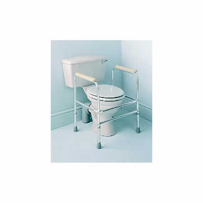 Days Healthcare Aluminium Adjustable Height Toilet Surround (501EL - Aluminium Adjustable Height Toilet Surround)