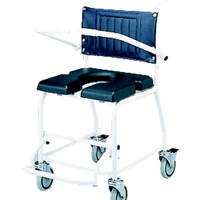 Days Healthcare Attendant-Propelled Gull Wing Commode and Shower Chair (577RB - Attendant-Propelled Gull Wing Commod