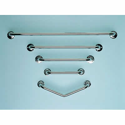 Days Healthcare Chrome Plated Steel Grab Rails (567D - Chrome Plated Steel Grab Rails 91.5cm (36))