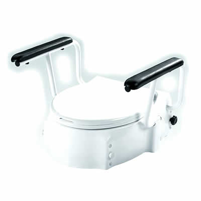 Days Healthcare Continental Raised Toilet Seat, complete with lid (P2-01-00-440-00 - Continental Raised Toilet Seat