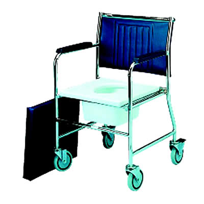 Days Healthcare Heavy Duty Extra Wide Mobile Commode Chair (512BCD/XWHD/PH - Heavy Duty Wide Commode with Detachable