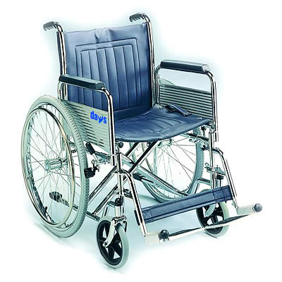 Days Healthcare Heavy-Duty Self-Propelled Wheelchair (218-23FB/WHD - As above but fiited with Fold Down Back)