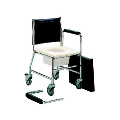 Days Healthcare Mobile Commode Chair with Detachable Armrests (512BCD/4BC - Mobile Commode with Detachable Armrest)