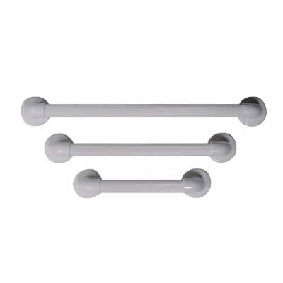 Days Healthcare Plastic Fluted Grab Rail with Flange Cover (584A - Plastic Fluted Grab Rails with Flange Covers 30.5