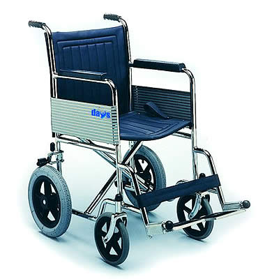 Days Healthcare Transit Wheelchair (238-23 - W/Chair with Detachable Armrests and Footrests)