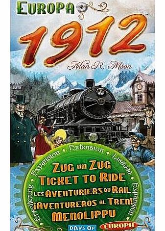 Days of Wonder Ticket To Ride Europe Expansion: 1912