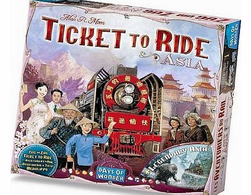 Days of Wonder Ticket To Ride Expansion: Asia Map Collection