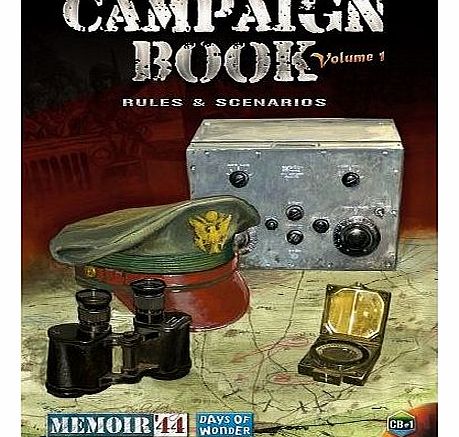 Volume 1 Memoir 44 Campaign Book Expansion Board Game