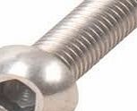 DBA Hardware 6mm Button Head Bolts / Screws (10 Pack) M6 x 25mm A2 Stainless Steel Allen Key Socket Dome Head Bolt Free UK Delivery