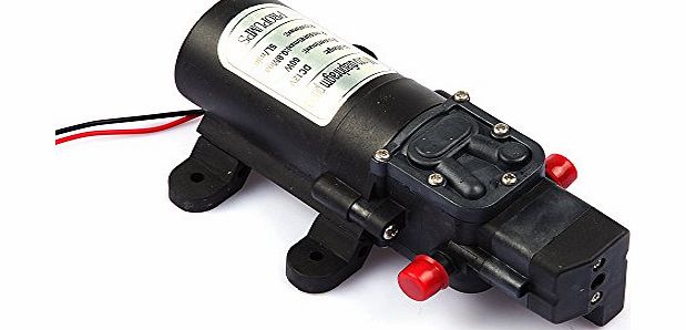 12V DC Self Priming Pump Multi-purpose for Home Use Garden Sprinklers, Shower, Water Taps in the Boat, Caravan or Motor Home