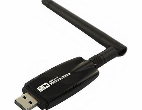 DBPOWER 300Mbps Mini USB WiFi Adapter 300M Wireless Network Lan Card with Antenna 802.11n/g/b