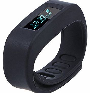 Bluetooth Intelligent Sport and Health Bracelet Wrist Band Low Radiation Fitness Watch with OLED Screen for Office Workers, Weight Imbalance People, Sports Enthusiast and Exercise Regularly P