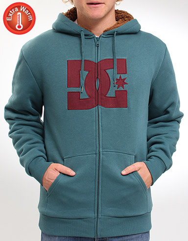 DC All Star Sherpa Lined zip hoody