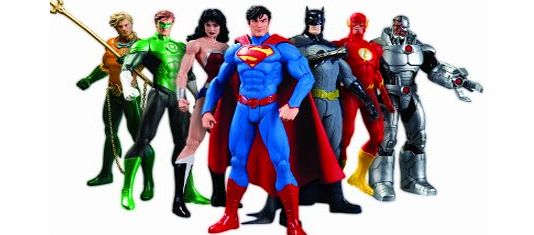 DC Collectibles DC Comics New 52 Justice League 7 Pack Action Figure Box Set
