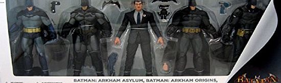 DC Comics Collectable Toy Playset - Batman Arkham Collectors 7 Inch Action Figure 5 Pack