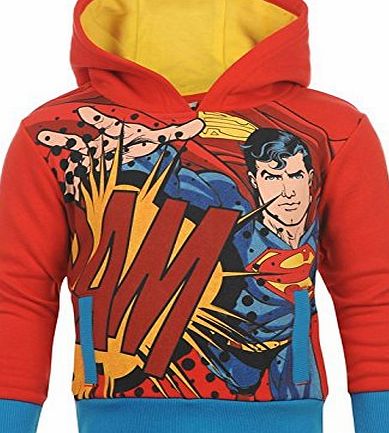 DC Comics Kids Over The Head Hoody Infant Boy Superman 5-6 Yrs