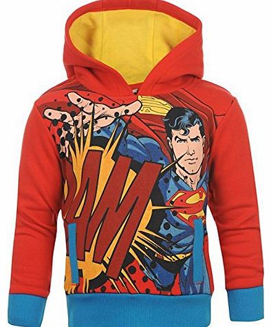 DC Comics Kids Over The Head Hoody Infant Boy Superman 7-8 Yrs