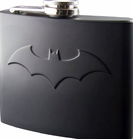 DC Comics Matt Black Stainless Steel Batman Logo