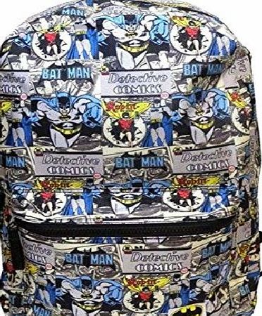 DC Comics Official Comic Strip Batman and Robin Pop Art Laptop Bag Backpack