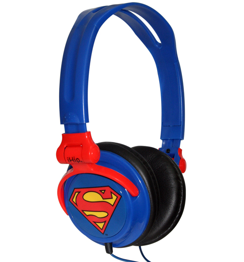 DC Comics Superman Logo Headphones