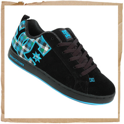 DC Court Graffik SE Black/Blue