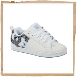 DC Court Graffik SE White/Blue/Black