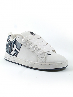 Court Graffik Skate Shoes - White/DC Navy