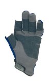 DC Crewsaver Summer 3 Fingered Sailing Gloves (Small) Navy