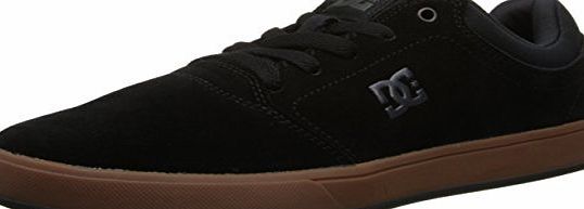 DC Crisis Mens Black Suede Skate Shoes Size 10.5 UK UK 10.5