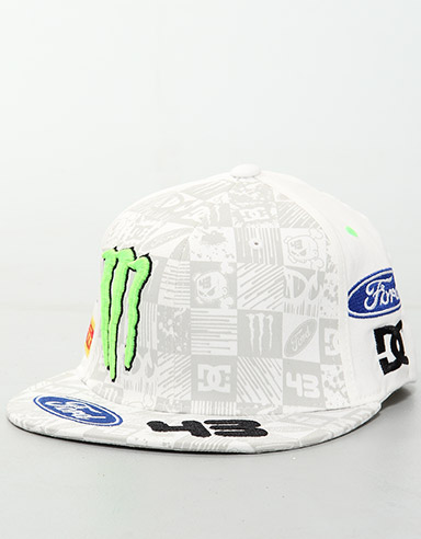 DC Ken Block Brake Flexfit cap - White