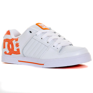 DC Ladies Chase Skate shoe - White/Citrus