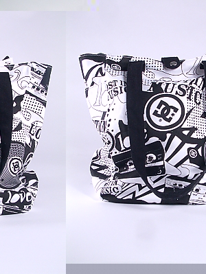 DC Ladies COMPROMISE CANVAS TOTE D063360010 - WHITE