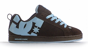Court Graffik Ws Ladies Skate Shoe - Dark Chocolate Brown