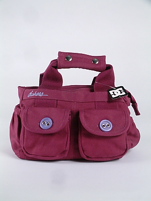 DC Ladies GADGET CANVAS BAG D063360011 - MAGENTA PURPLE