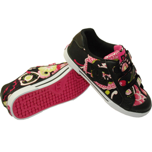 Ladies DC Chelsea V SE Shoe. Black Crazy Pink