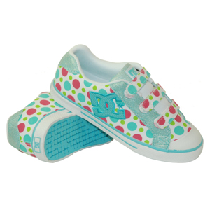 Ladies DC Chelsea V Shoe. Ocean White