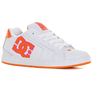 Net Skate shoe - White/Citrus