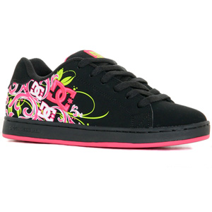 DC Ladies Pixie Scroll Skate shoe - Black/Crazy