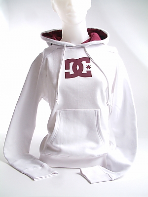 DC Ladies STAR HOOD D063240008 - WHITE