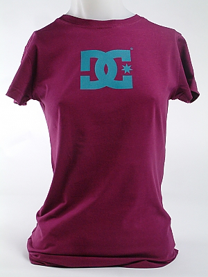 DC Ladies STAR S/S TEE D063200066 - MAGENTA PURPLE