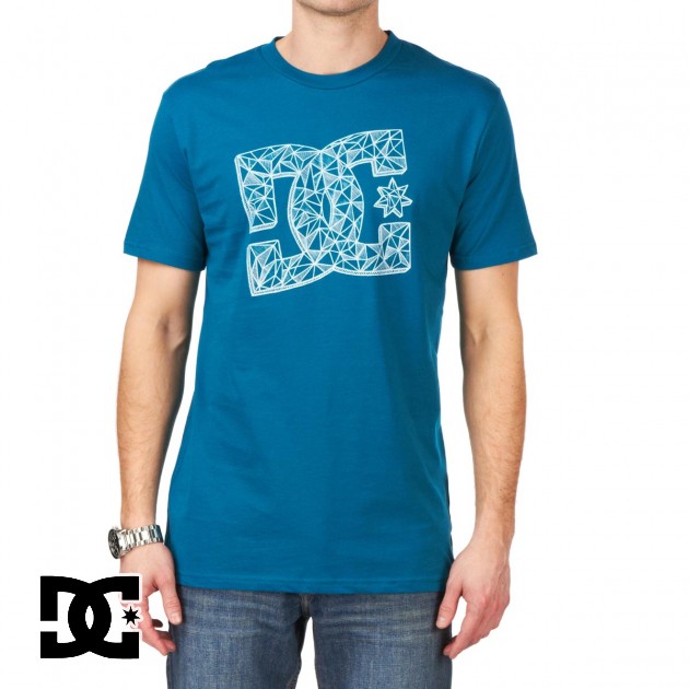 DC Mens DC Ill T-Shirt - Pacific Blue