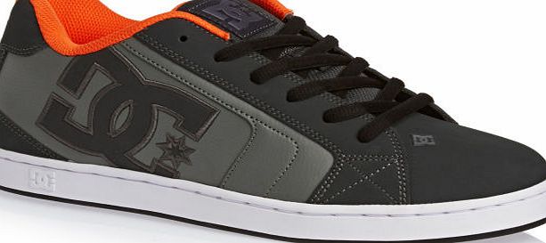 DC Mens DC Net Shoes - Grey/orange/grey