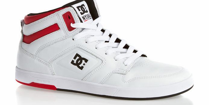 DC Mens DC Nyjah High SE Shoes - White/Black/Red
