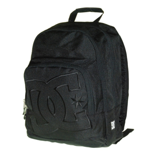 DC Mens DC Shifty Flip Backpack. Black
