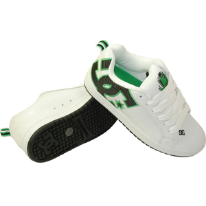 Mens DC Court Graffik AJ Shoe. Wt Blk Emr