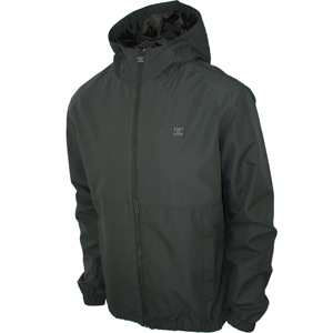 Mens DC. Levy Windbreaker Jacket. Black