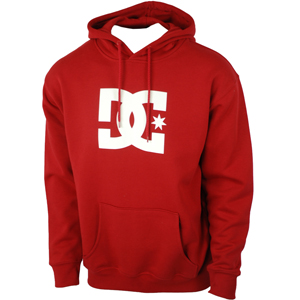 DC Mens Mens DC Star Hoody. Red