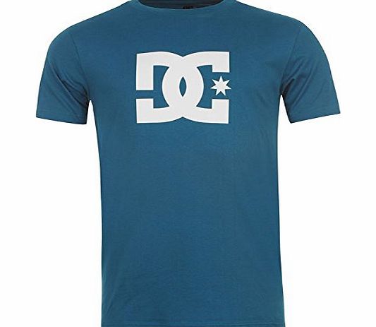 DC Mens Shoe Star Short Sleeve T Shirt Mens Blue M